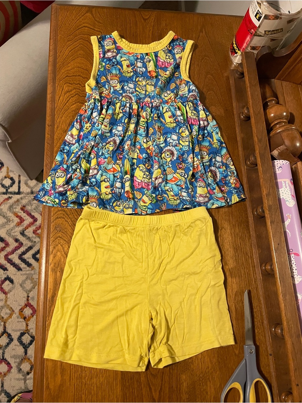 Charlie’s Project Summer Minions Tank and Shorts Set
